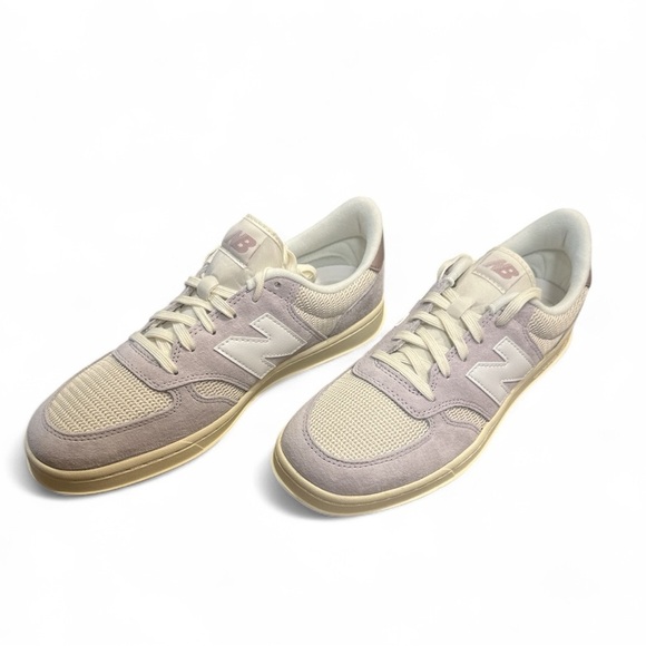 New Balance T500 Sneakers Size Mens 10 Womens 11.5 Lilac Grey White Lace Up NEW - Picture 3 of 13